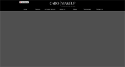 Desktop Screenshot of cabomakeup.com